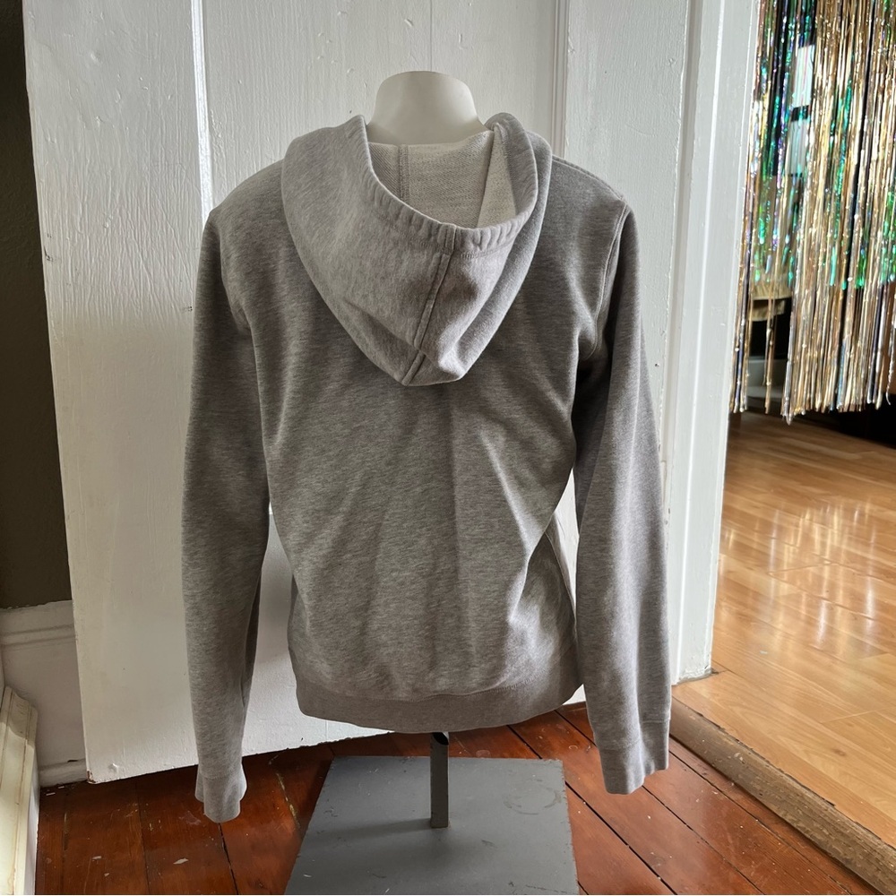 Ralph Lauren Sport Vintage Full Zip Hoodie Gray Pink Pony Cotton Women’s M - Picture 5 of 15